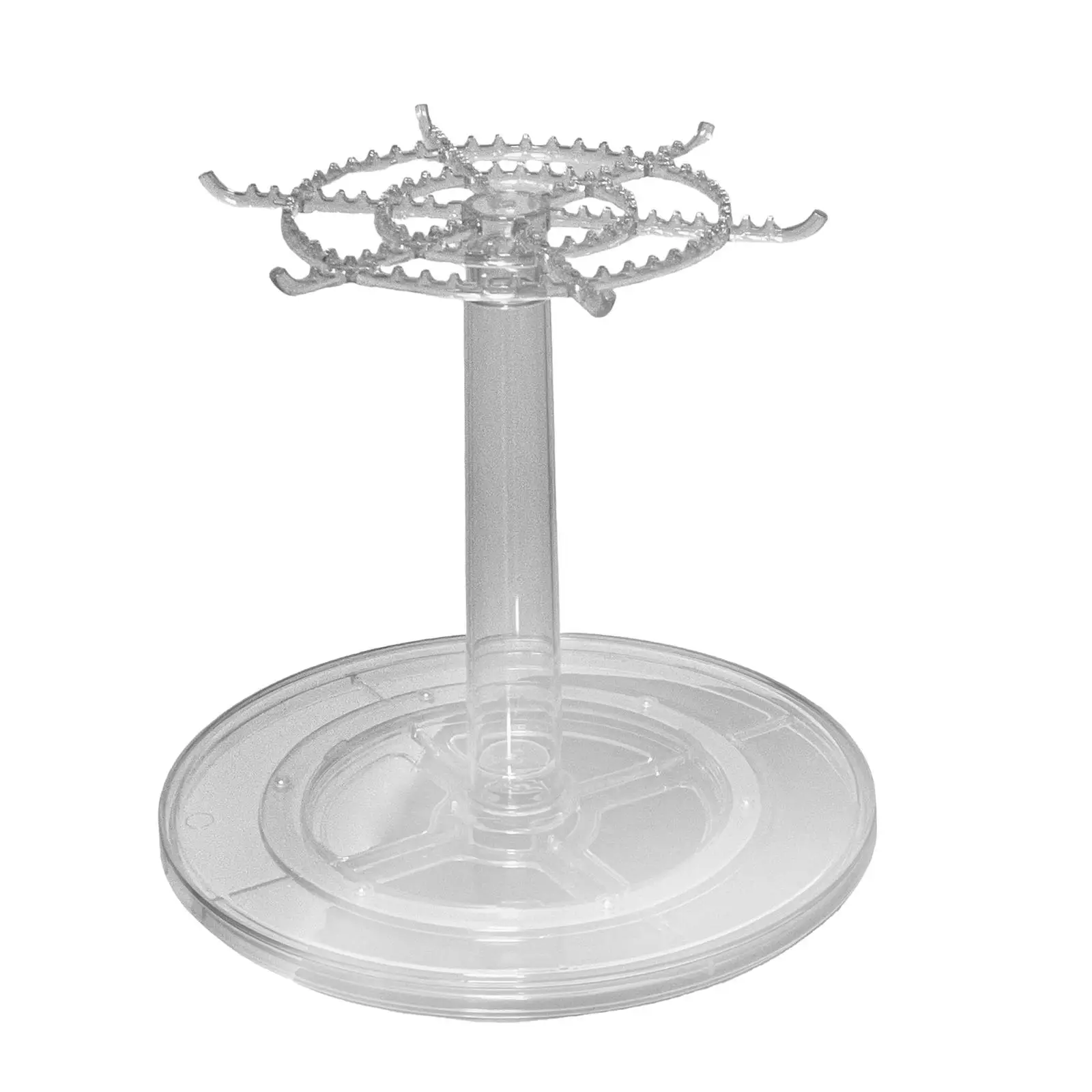 Display Stand for Plush Dolls, 360° Rotating Desktop Transparent Display Rack, Action Figures Storage Stand, Plush Toys Hanger