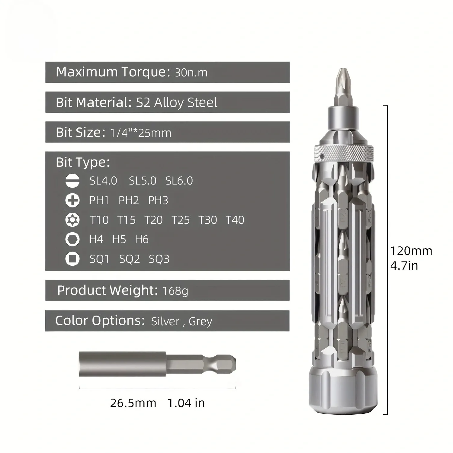 Manual Precision Magnetic Screwdriver Set, Small Size, Easy To Carry, Including Computers, Watches, Switch, and Eyeglasses Etc.