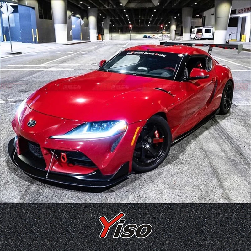 FOR TOYOTA SUPRA A90 Modified Carbon fiber C-WEST Front Lip Aerodynamic kit Front Spoiler