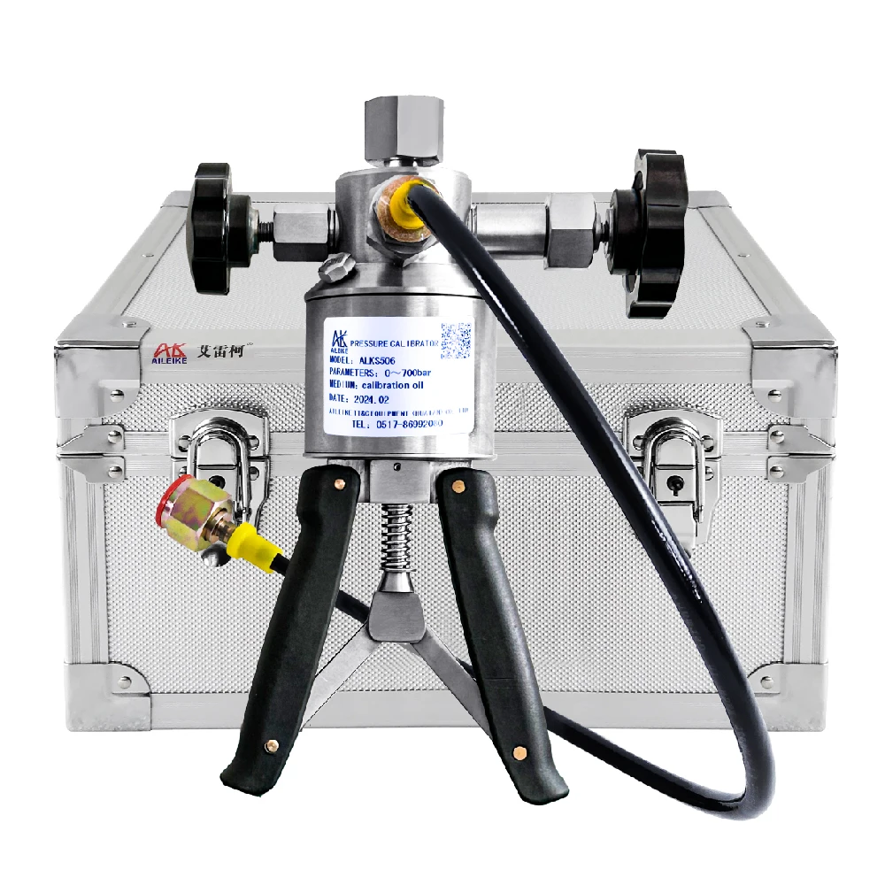 AILEIKE ALKS506 Manual pressure calibrator handheld Hydraulic Pressure Pump marine pressure calibrator 0-700bar