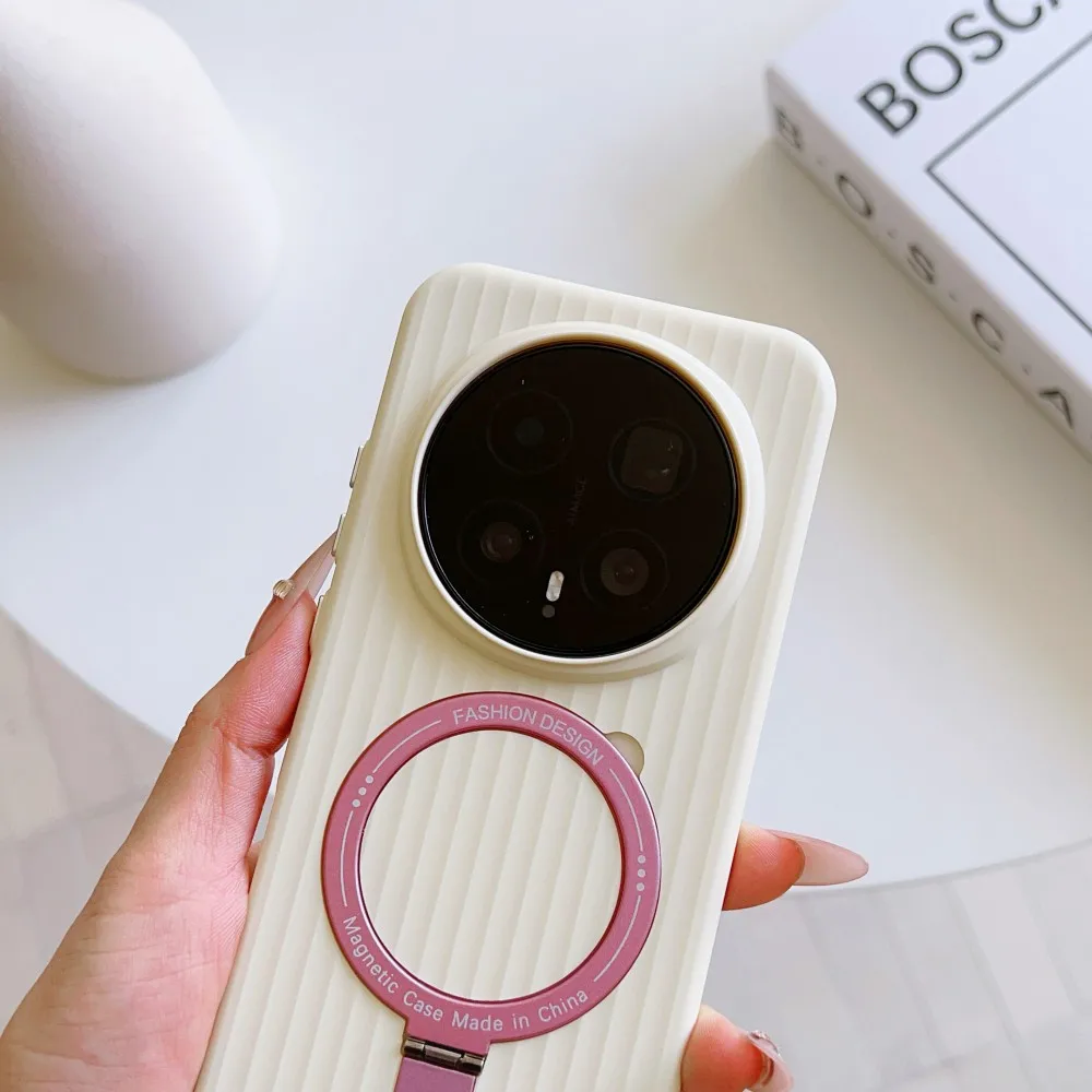 Etui na Huawei Honor Magic 8 Pro, twarde, przezroczyste, z pierścieniem, magnetyczne, z obsługą ładowania bezprzewodowego, ochronne etui na tył telefonu, obudowa na Magic 8 Pro. — zdjęcie produktu 5