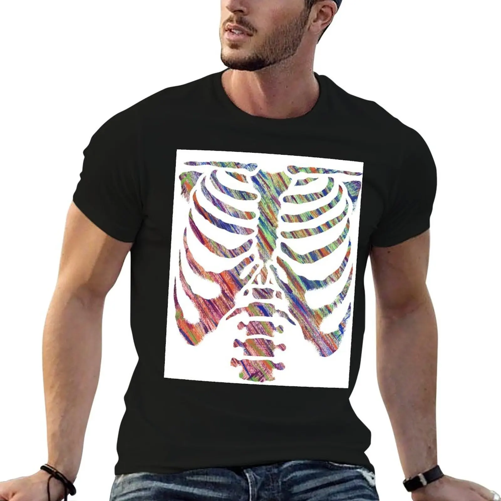 Expression Ribcage T-Shirt funny t shirts man printed t shirts for man man tshirt T-shirt