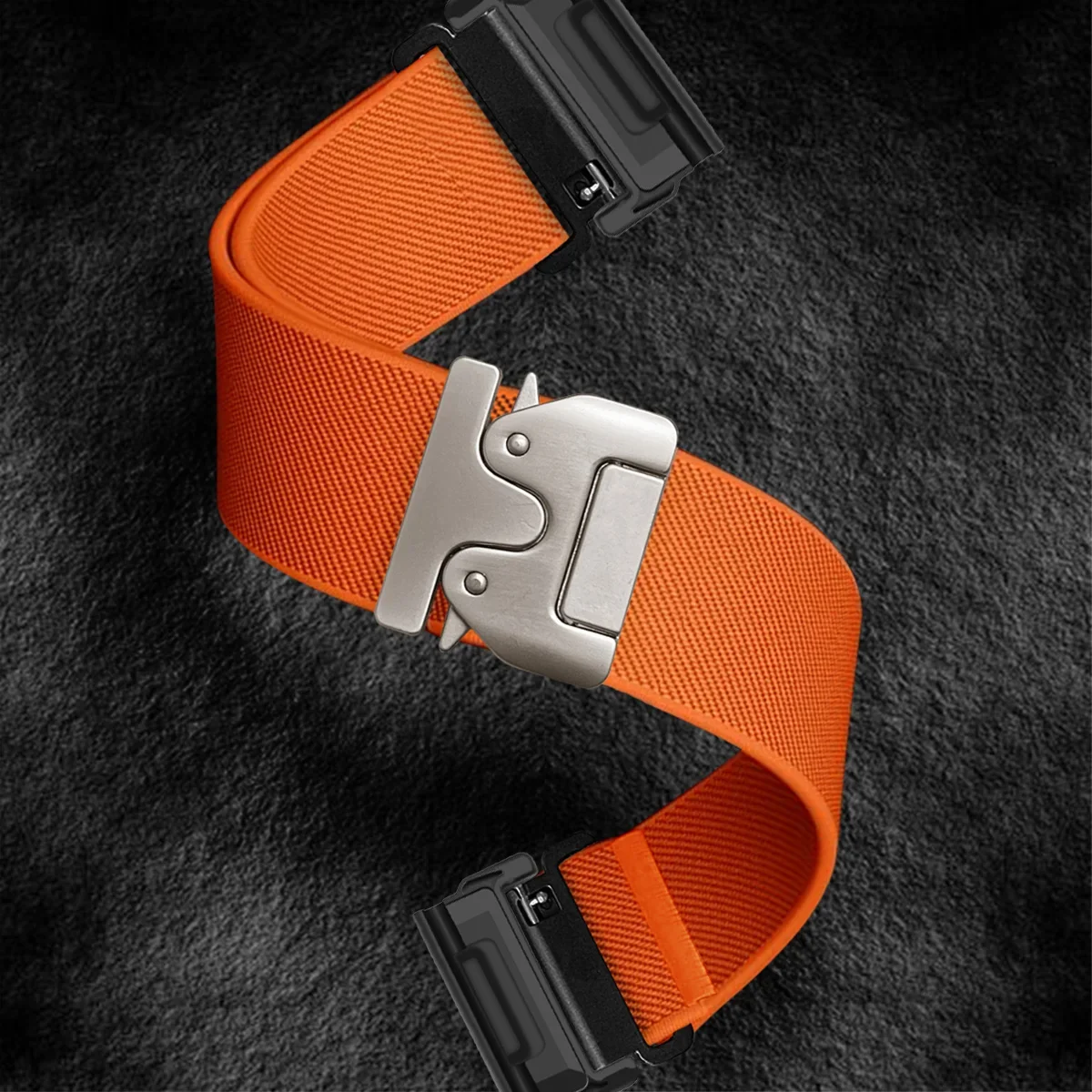 20 22 26mm Nylon Elastische Band Voor Garmin Fenix 8 51mm 7 Pro 7S 7X6X6S 6 5X Parachute Band Armband Forerunner 965 955 Correa - afbeelding 2
