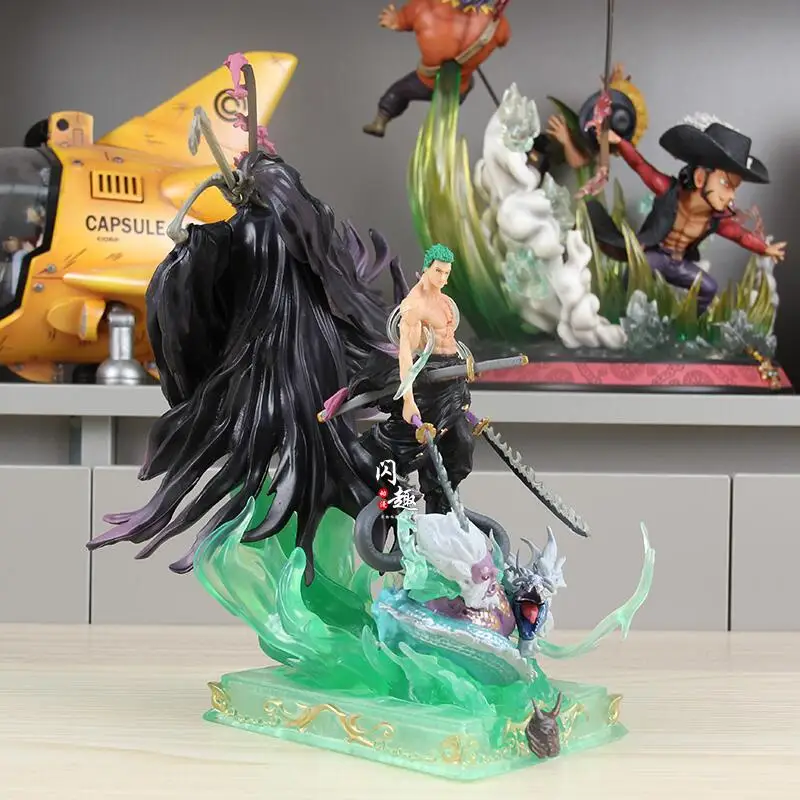 22,5 cm gros poisson chapeau de paille groupe mort Reaper Solong Gk modèle jouet pour enfants ornement figurines d'action Statue Anime modèle cadeaux