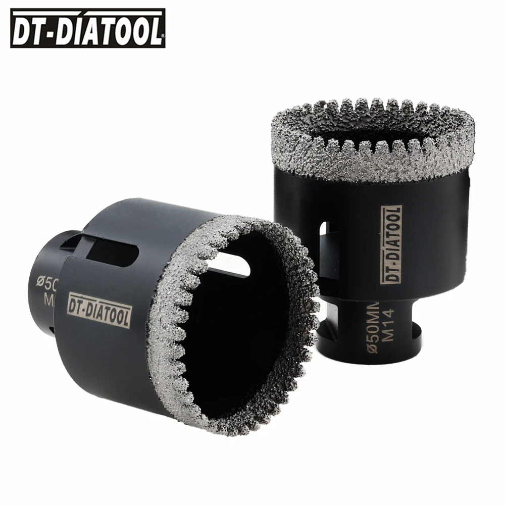 DT-DIATOOL ダイヤモンドドリルコアビット鋸歯状ドリルホールソータイル花崗岩大理石セラミックタイルクラウン 20-100 ミリメートルホールオープナー