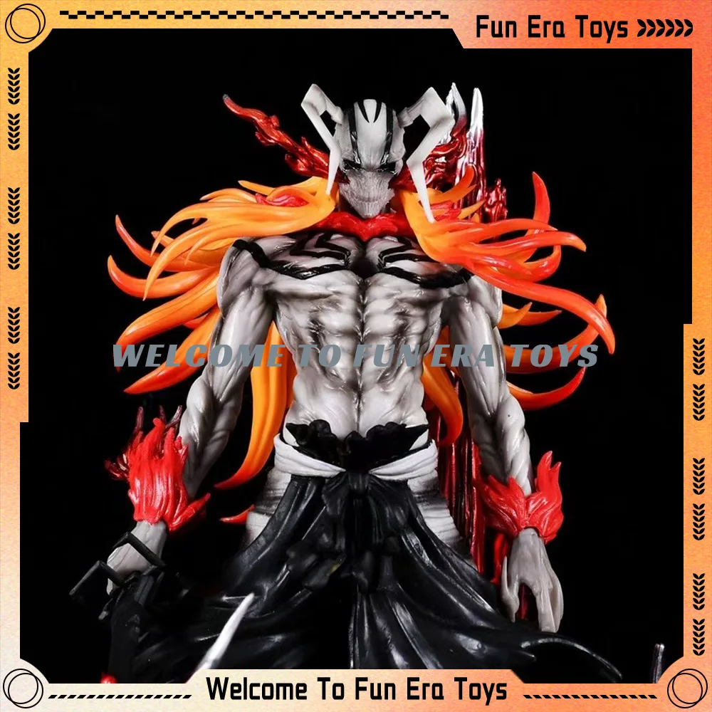 IN STOCK 33cm Bleach Anime GK Figure Kurosaki Ichigo Ulquiorra Cifer Figures Large Figurine Custom Collection Models Toys Gifts