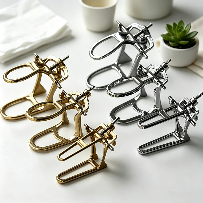 Dental laboratory bite frame copper and stainless steel adjustable bite frame denture model bite bracket