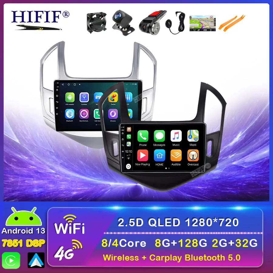 

Android 13.0 Car Radio Video Player For Chevrolet Cruze J300 J308 2012 - 2015 GPS Serero Carplay 8G+128G No 2 din