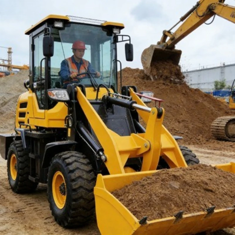 

Large Wheel Skid Steer Loader Hydraulic System For Heavy Duty Work