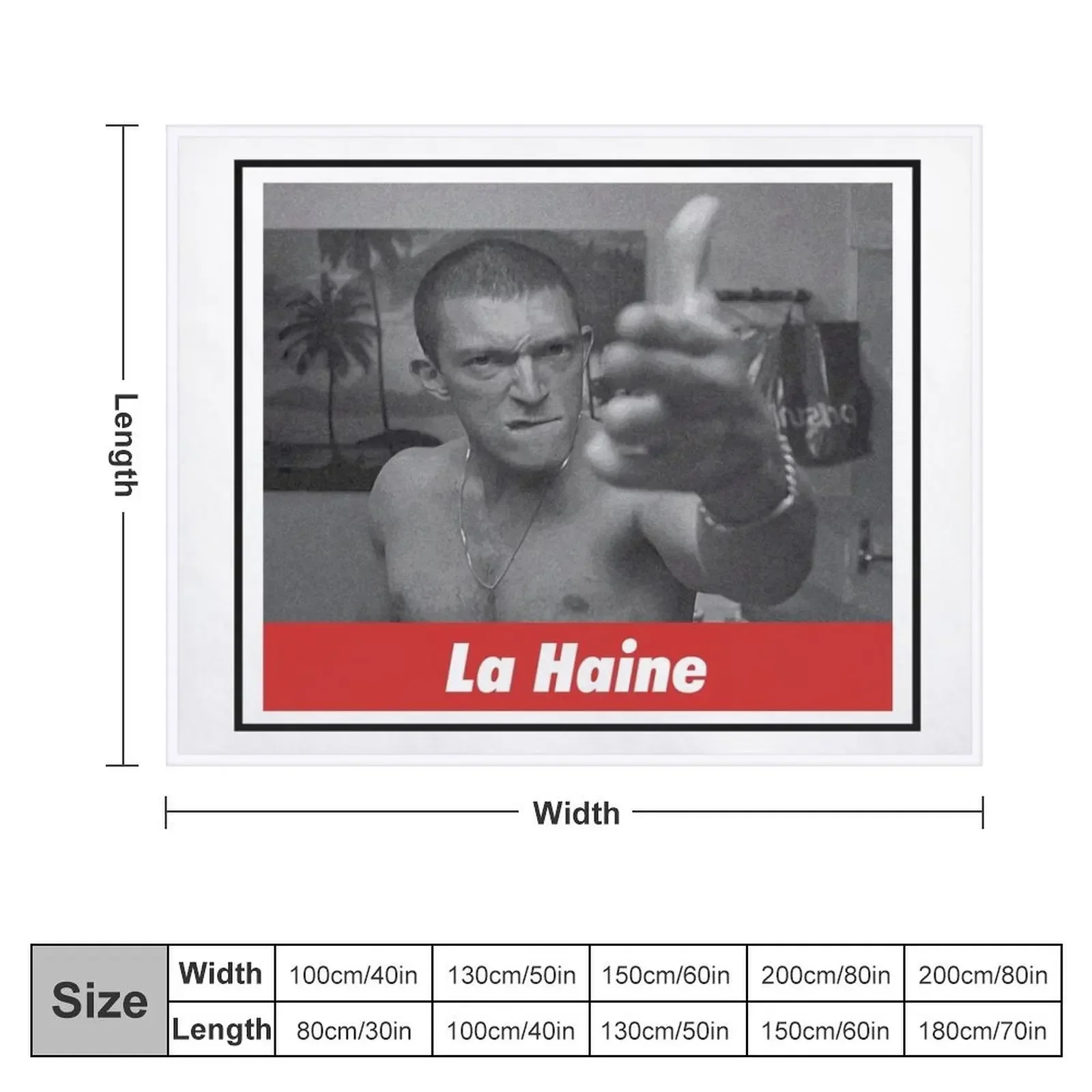 La Haine Throw Blanket wednesday cosplay anime Camping Blankets