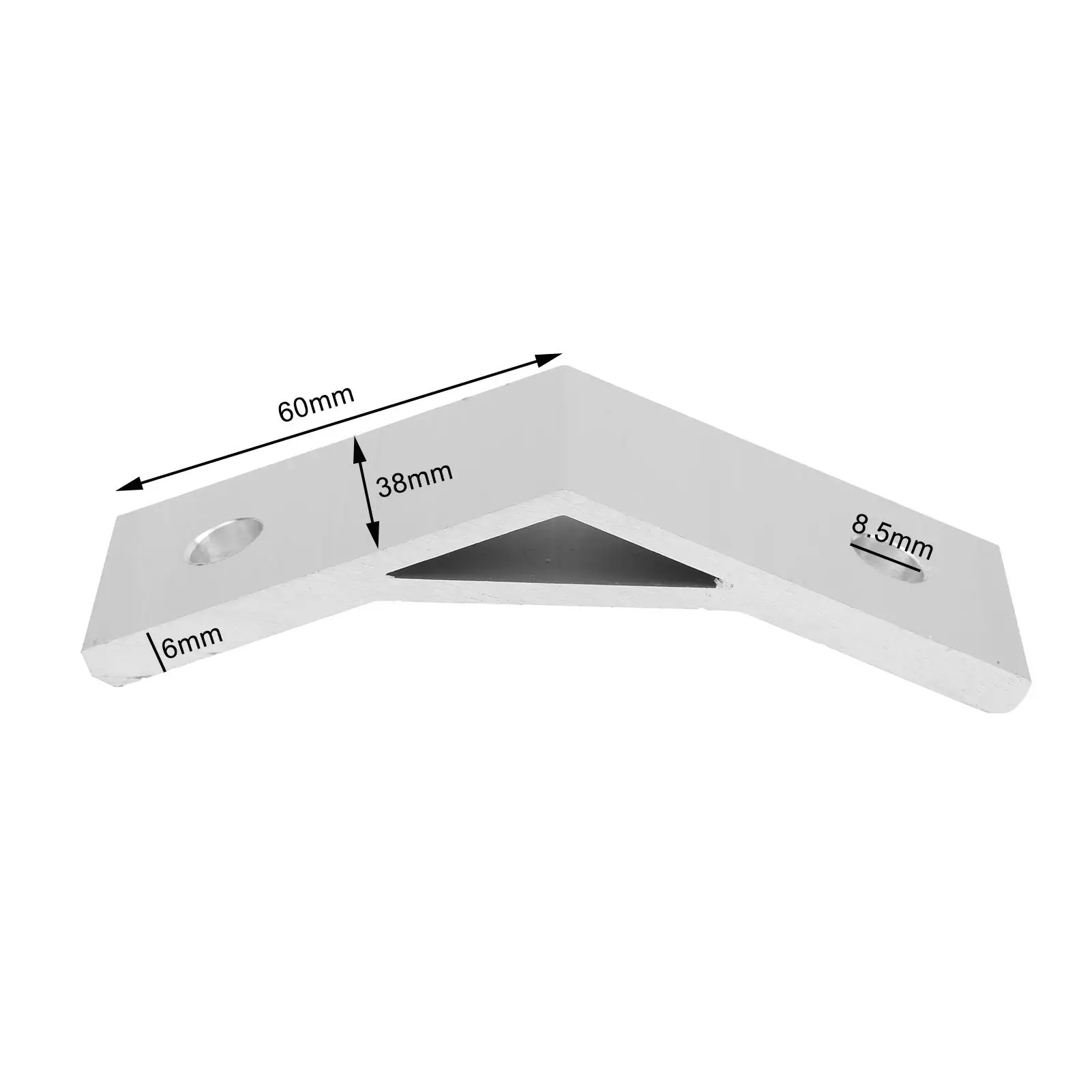 دعامات زاوية من سبائك الألومنيوم 135 درجة لمجموعة إطار بثق 4040 مكونة من 10 قطع أجهزة موصل قوية