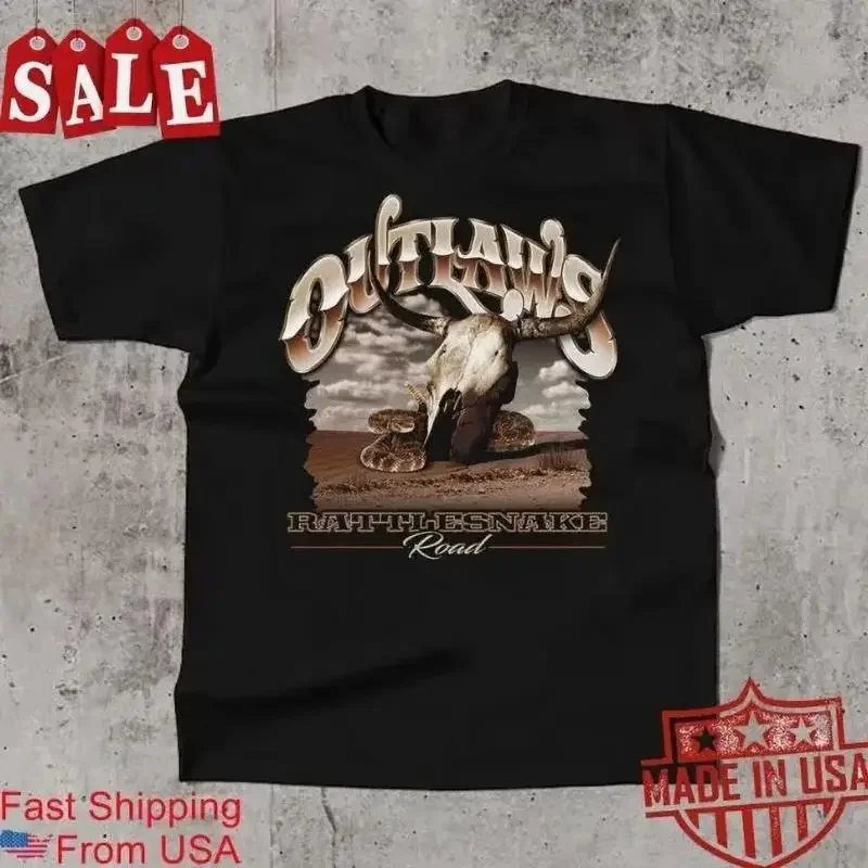 trend The Outlaws Merry Christmas Black Cotton T Shirt For fan NI579