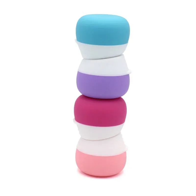 20ML Silicone Travel Bottle Portable Lotion Cream Box Bottle Pill Macaron Cosmetic Foundation Cream Storage Box