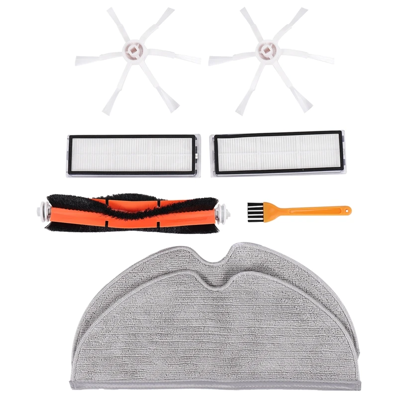 

Для Xiaomi Mi Robot Vacuum Mop 2 STYTJ03ZHM Ткань для швабры с фильтром Mijia Робот-пылесос Основная боковая щетка Запасные части