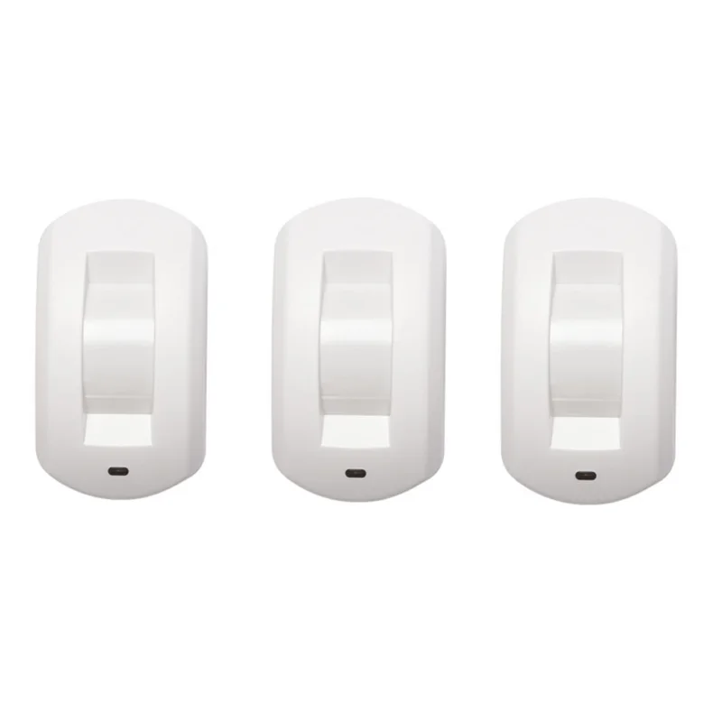 

3pcs 12V Wired Window Curtain PIR Motion Sensor 9m*1.2m 10° Detecting Coverage Anti-tamper for Smart Home Security Protection