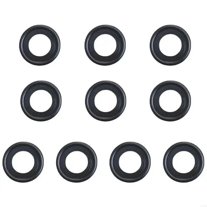 F1CF 10pcs Oil Drain Plugs  Gasket Rubber Gaskets Secure Oil Plugs  Gasket for 12/14