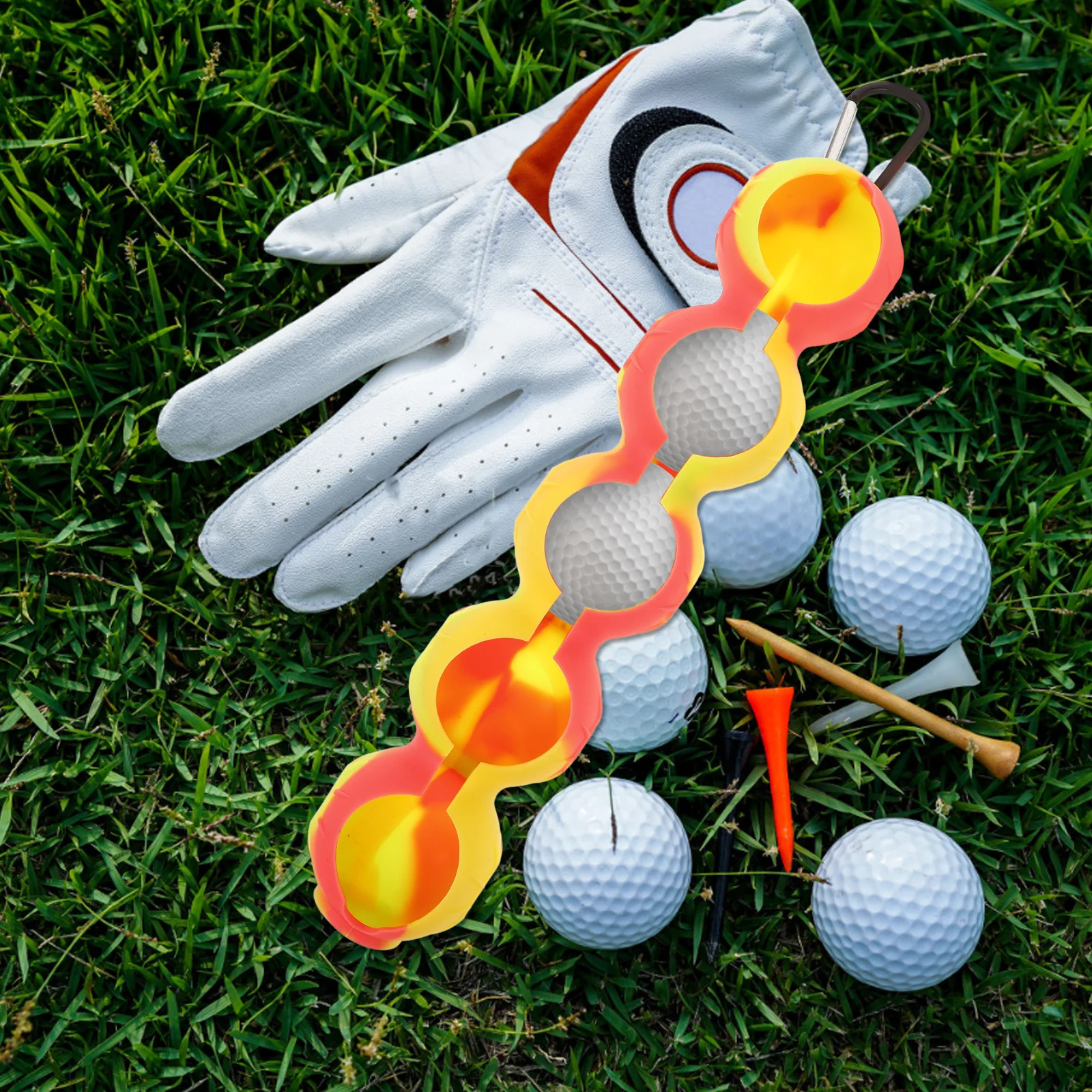 

Silicone Golf Ball Holder Protective Portable Hanging Clip for Golf Bag Golfs Equipment Essential Golfs Equipment