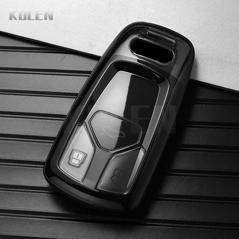 Чехол для автомобильного ключа из ТПУ для Audi A4 B9 A5 A6 8S 8W Q5 Q7 4M S4 S5 S7 TT Mk3 TTS TFSI RS