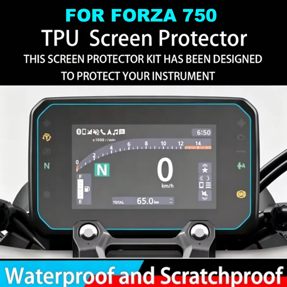 Instrument Protector Film For Forza 750 2025- Interceptor For Forza 750 2025- Clear Anti-glare Cluster Screen Scratch TFT LCD