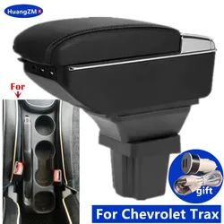 For Chevrolet Trax Armrest Box For Chevrolet Trax Tracker Car Armrest Arm Car Storage Box Accessories 2015 2016 2017 2018 2019