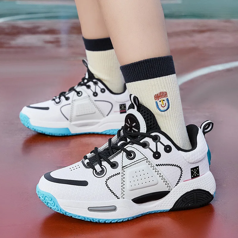 

New Basketball Shoes 2025 Autumn Fashion Anti Slip And Shock-Absorbing Sports Shoes Rubber Outsole Outdoor Casual Running Shoes