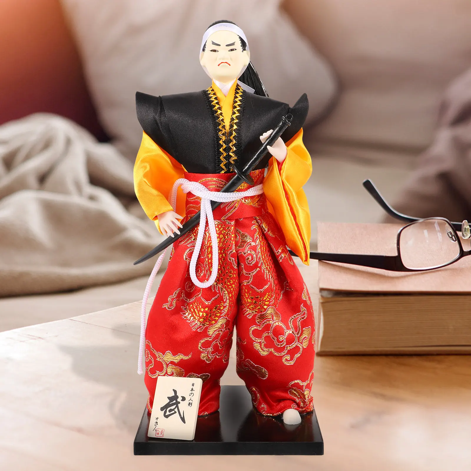 

Japanese Samurai Statue Classic Japanese Art Home Ornament Desktop Decoration Japan Decor Samurai Figure