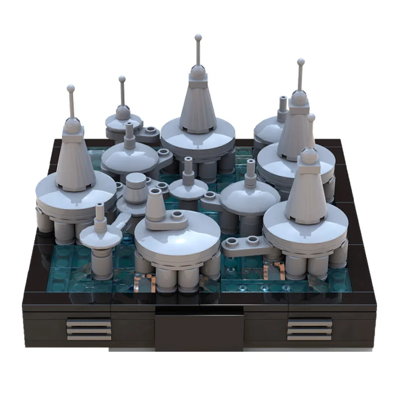 

354 шт., серия Star Battle, MOC, знаменитый фильм, городской дом, модульные строительные блоки, модель, детская сборка, дисплей, игрушки, рождественские подарки