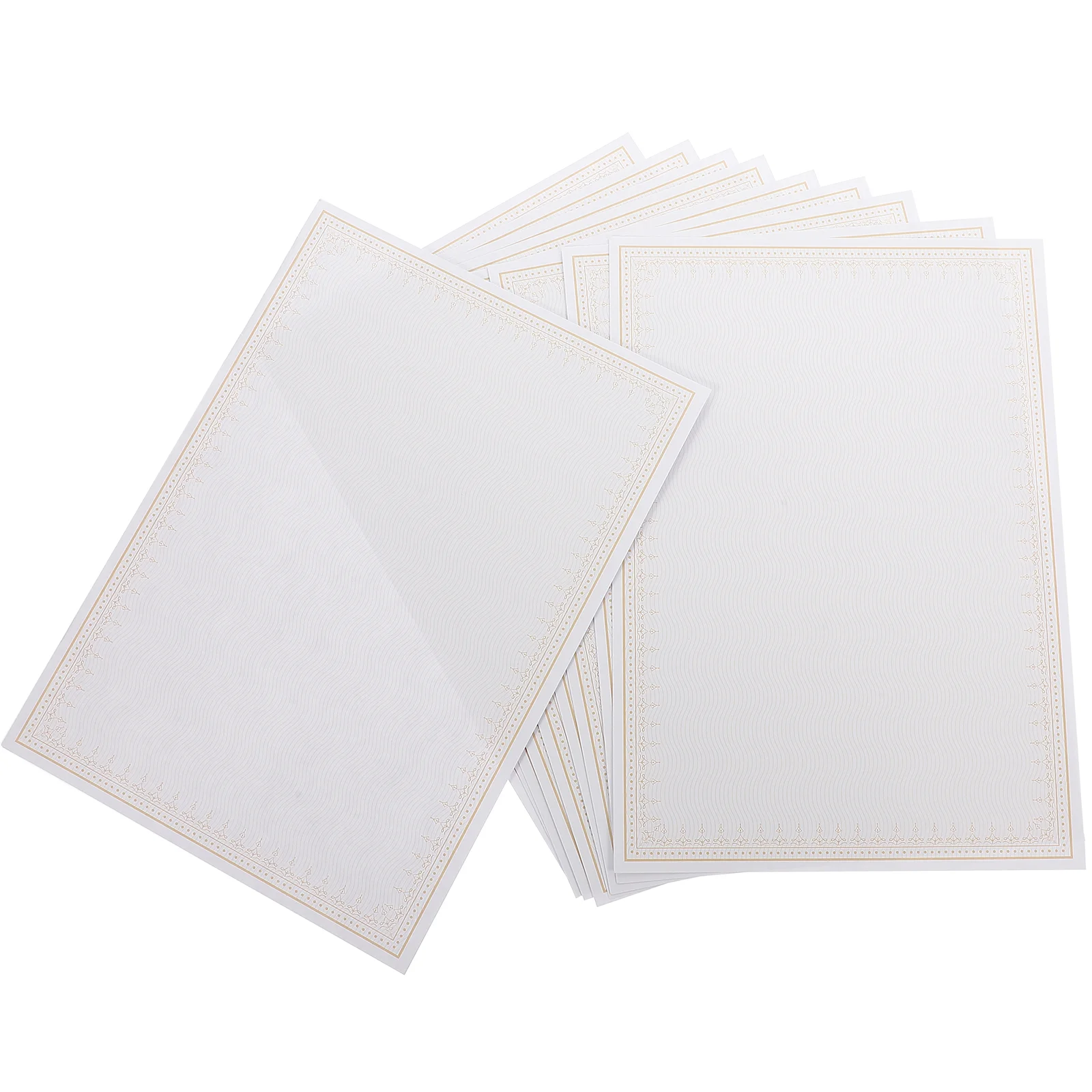 

10 Sheets Blank Certificate Parchment Printer Paper Award for Printing Certificates of Completion Gift Business