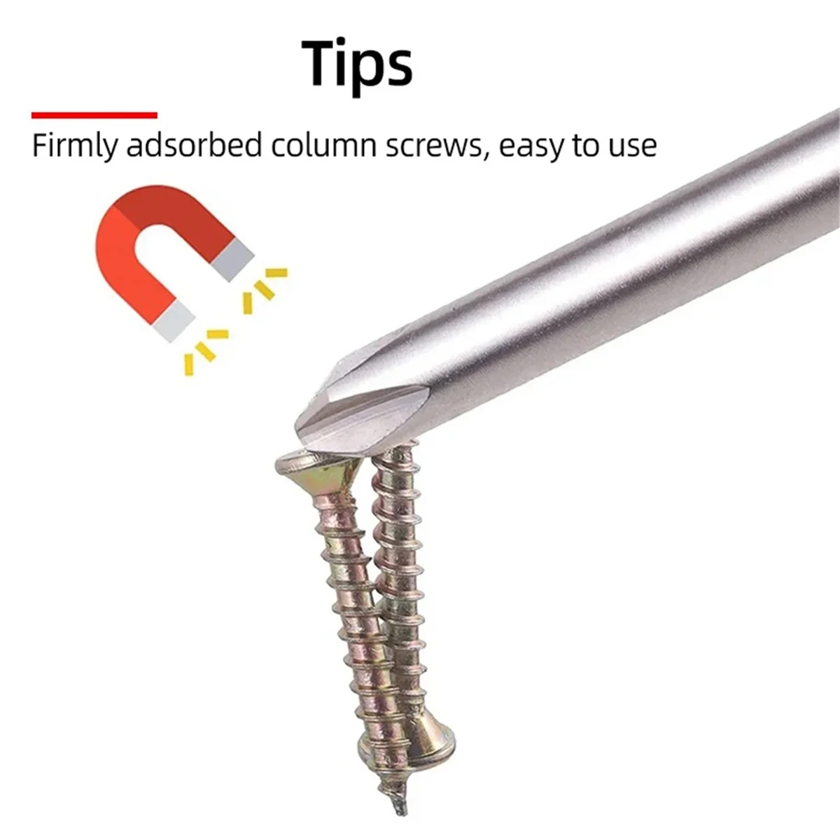 A002 30Pcs Set 150mm S2 Steel Magnetic Screwdriver Bits 1/4 Inch Hex Shank Power Tools Slotted Square Torx