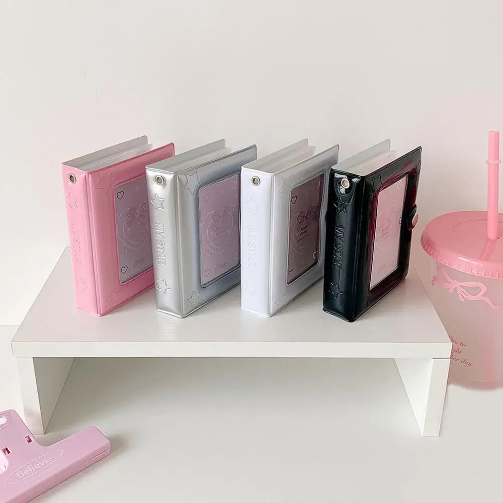 3 Inch 40 Slots Photo Album Collector Book Star Photocard Holder Card Holder Korean Album Cards Binder Hollow Clear Card Holder