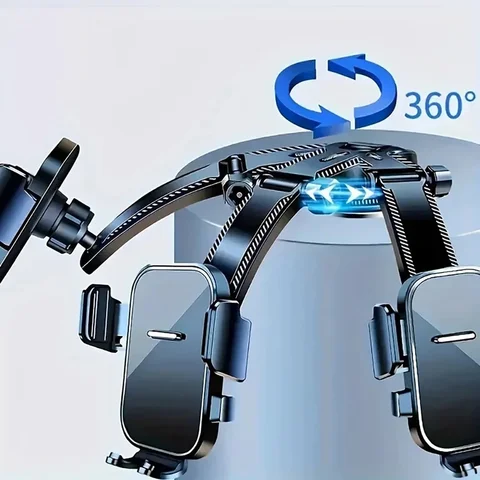 Универсальный автомобильный держатель для телефона с поворотом 360° — внешний вид товара