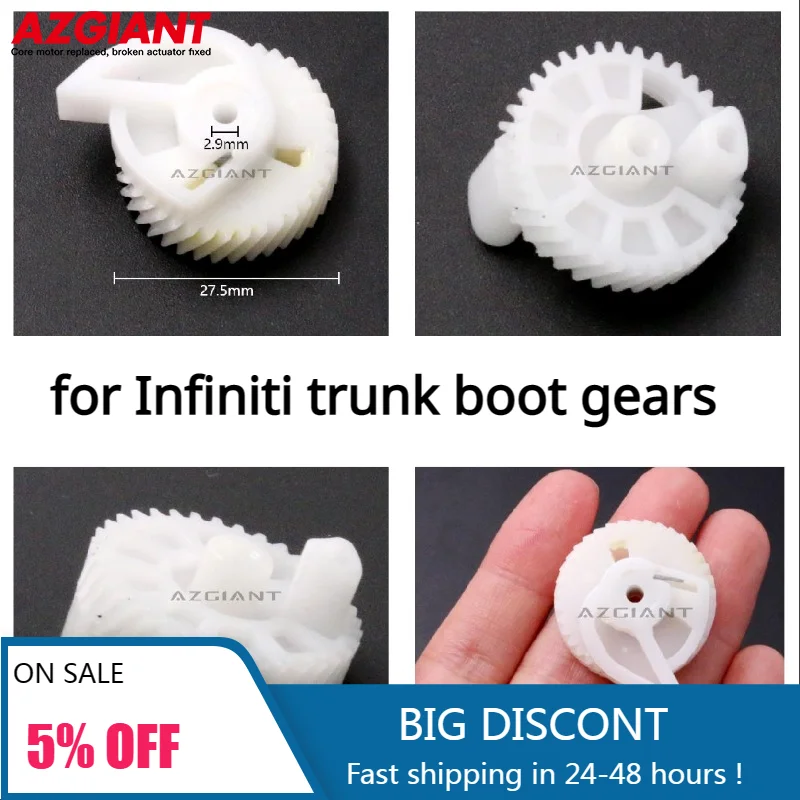 Car Parts Plastic Gear Cogs for INFINITI G37X G37 M35 Q70  M35h M37 M56 EX 35 Trunk Boot Lock Repair 1pcs Geunine