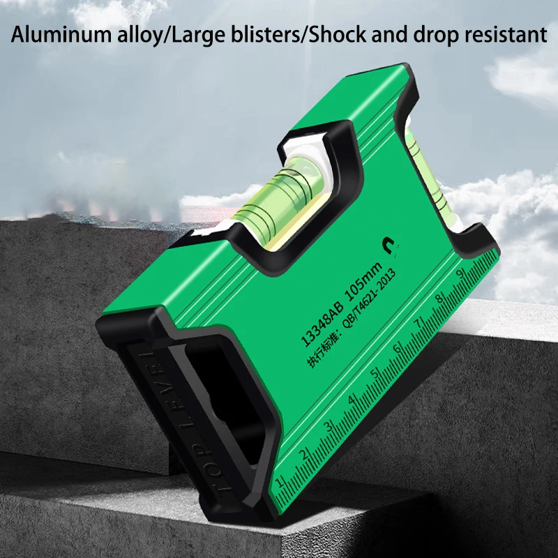 Level Ruler High Precision Strong Magnetic Aluminum Alloy Level Aligner Bubble Level Construction Tools Picture Hanging Tool