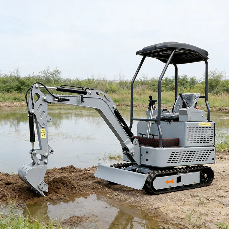 

Mini Excavator Hydraulic Tracked Mini Excavator Equipped with a Variety of Attachments Suitable for Farm and Garden Construction