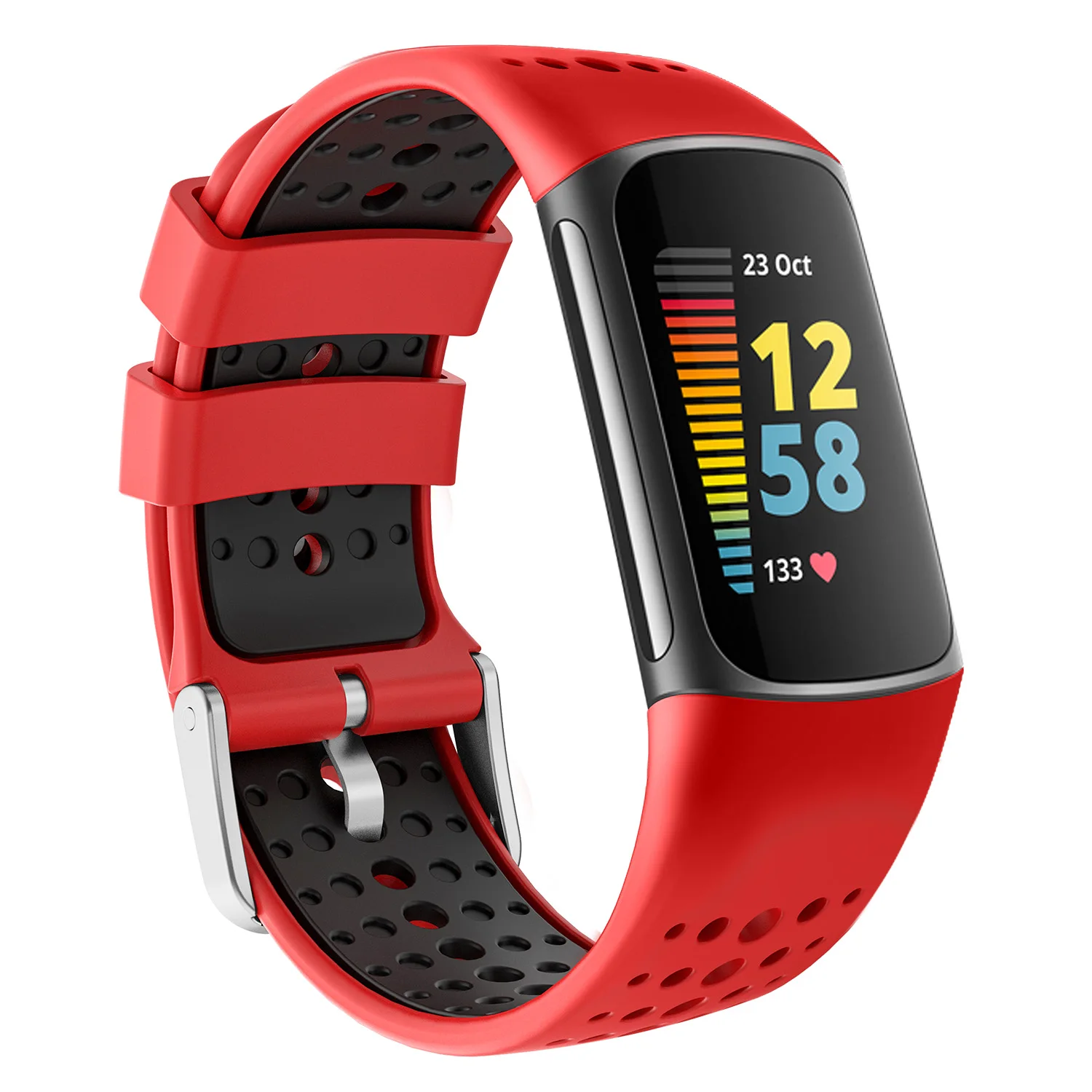 Honecumi cinturino in Silicone per Fitbit Charge 5 Smart Watch cinturino di ricambio braccialetti per Fitbit Charge 5 accessori Smartwatch