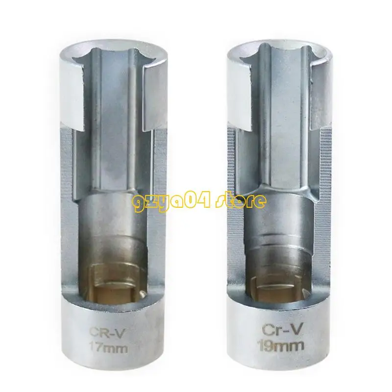 

K3KD Steel Oil Tube Removal Tool 17mm/19mm Diesels Fuels Injector Pipe Sleeve Socket