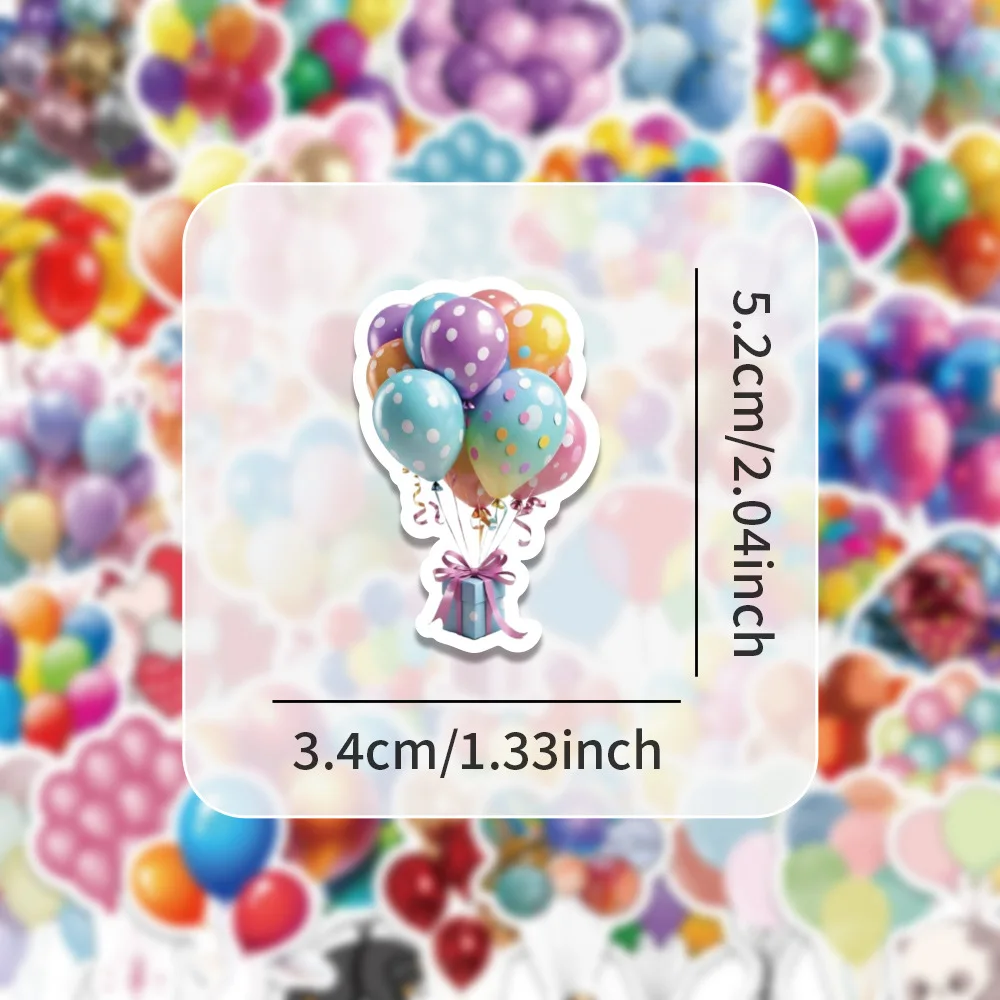 

10/54PCS Festival Balloon Cartoon Graffiti Decorative Stickers DIY Guitar Refrigerator Phone Laptop Water Cup Skateboard