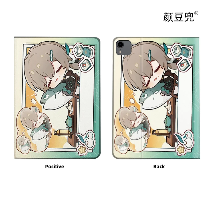 Qingque Anime Honkai Star Rail For iPad Air4 5 10.9 Mini 5 6 For Pro 12.9 11 10.5 Luxury Silicone For iPad 10th Protective Shell