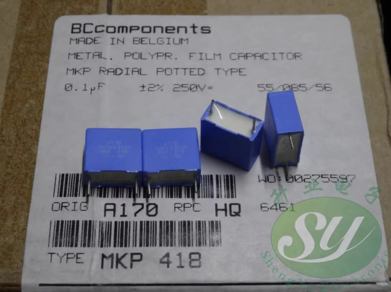 

20PCS MKP418 0.1uf/250v 100nf u1 104 New high precision 2% film capacitor 10MM