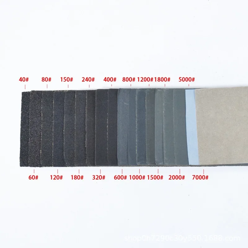 5Pcs Sandpaper 2000 2500 3000 5000 7000 Mixed Grits Sand Paper Water/Dry Sanding Paper Abrasive Tool