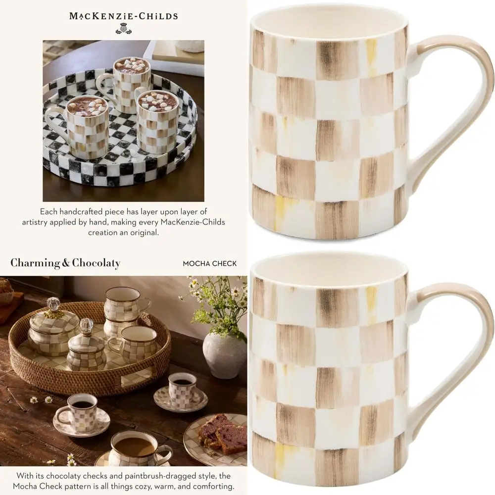 

Коричнево-белая полосатая керамическая чашка для чая и кофе мокко