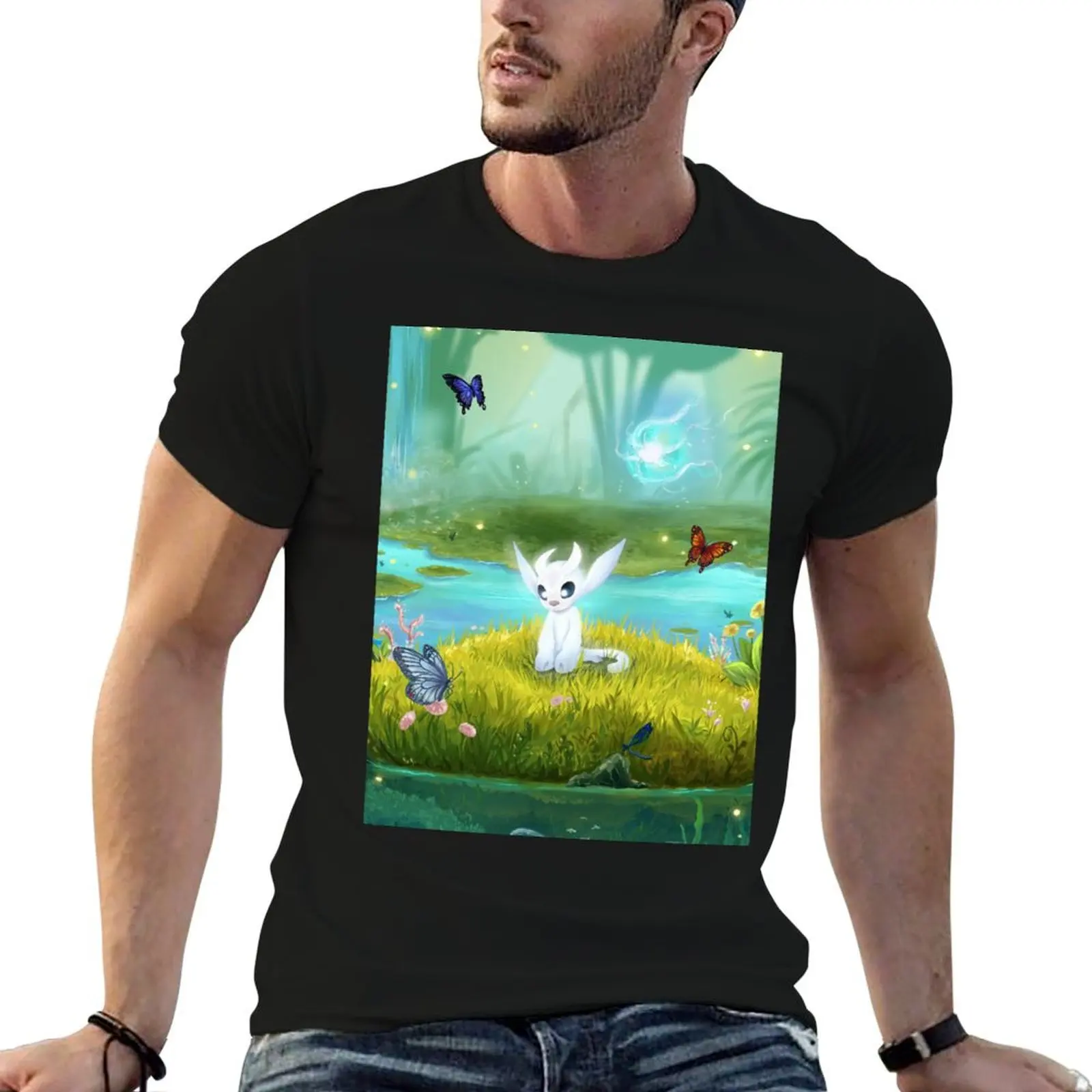 

t and for and shirts Ori the man cotton pack Seyn T-Shirt white funny _ Forest Blind shirts t for man Ori