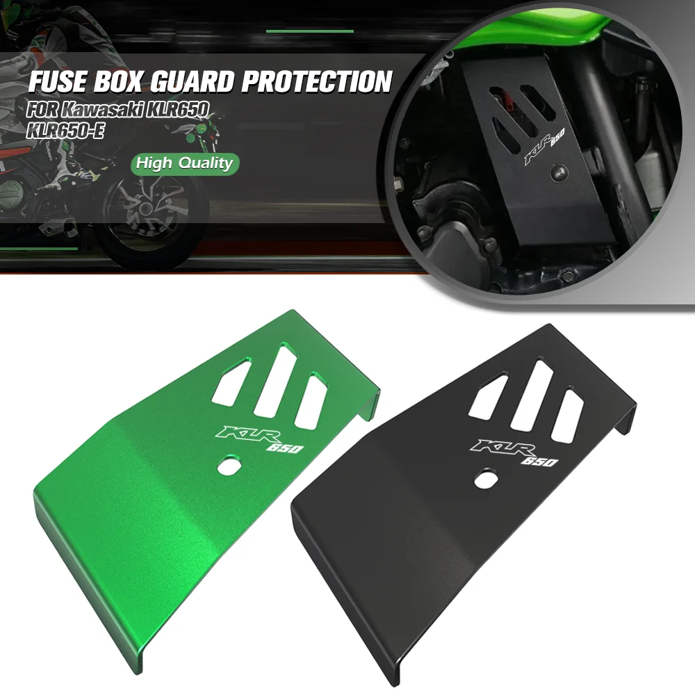 

FOR Kawasaki KLR650 KLR650-E 2008-2009-2010-2011-2012-2013-2014-2015-2016-2017-2018 Fuse Box Guard Cover Protection Motorcycle