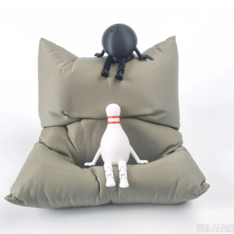 3D Printed Bowling Buddy Toy – Desktop Small Figurine Home Decor Ornament for Table Display
