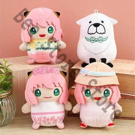 Anime SPY×FAMILY Anya Bond Forger Cosplay Kawaii Fluffy Dolls Dress UP Clothing Ornament Stuffed Toys Mascot Xmas Halloween Gift