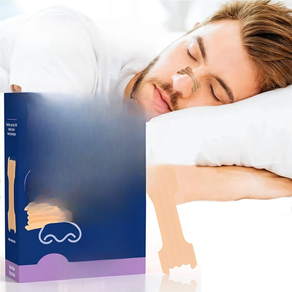 Breath Nasal Strips,Lavender Scent Sleeping Nose Strip,Exercise Air Intake and Improve Sleep Strong Anti Snoring Nasal Strips