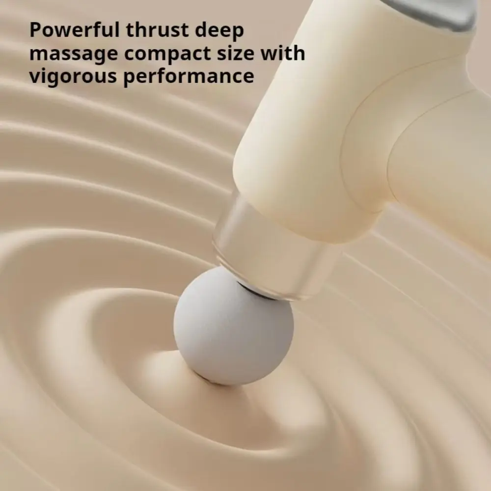 9 Replaceable Head Mini Handheld Massager Compact Size Handheld Fascia Machine Massager Rechargeable Low Noise