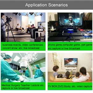 Thẻ ghi video PS4, trò chơi hộp lấy cho PS4, camera DVD, ghi PC, phát trực tiếp, USB 3.0, 1080p, USB 2.0, 4K 10 Tấm chụp mới bán hàng chính - 2