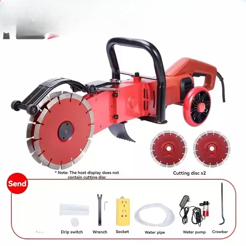 Electric Wall Chaser Groove Cutting Machine 6800W 270mm Concrete Wall Slotting Machine Brick Wall Slot Cutter 220V