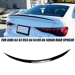 Voor Audi Accessoires A3 S3 8Y A4 B7 B8 B9 S4 A6 C7 Sedan Auto Kofferbak Boot Lip Spoiler vleugel